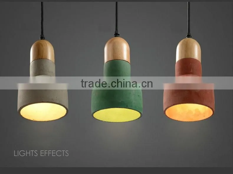 Nice concrete pendant lamp vintage industrial lights manufacturer