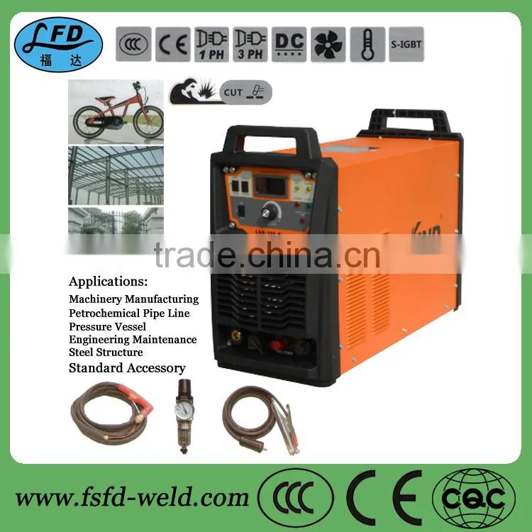Inverter dc tig cutting mma 3 in 1 inverter plasma cut welder