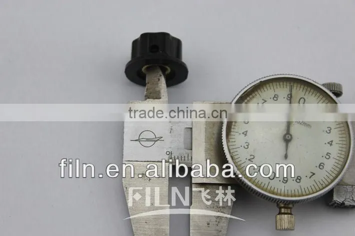 round aluminium mini radio volume control knob