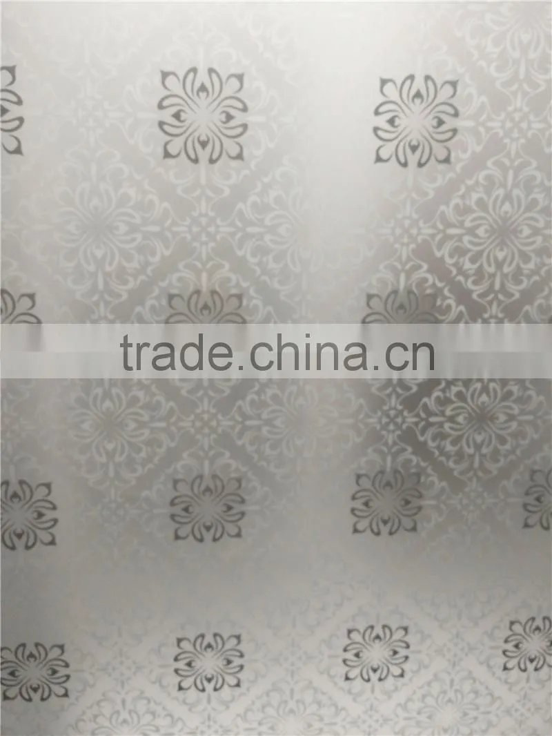 biggest art glass factories in china 4mm shower Art Glass
