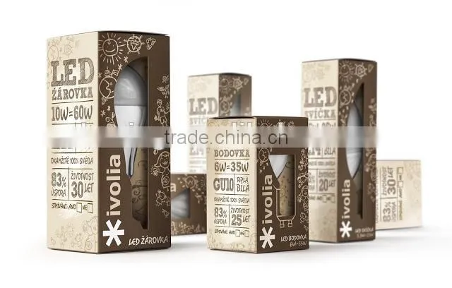 LED bulb packaging box