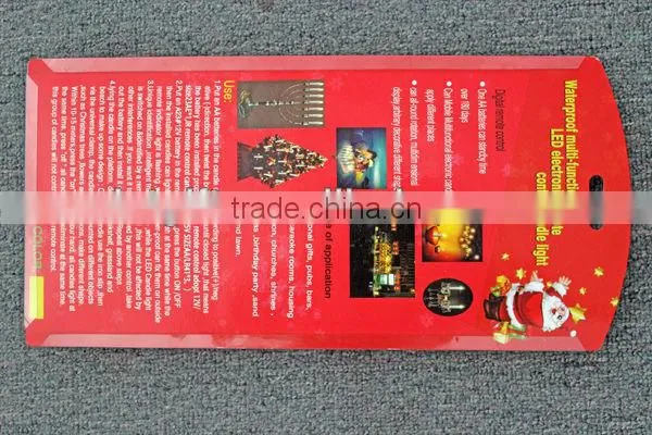 high quality battery remote control color changing led candle