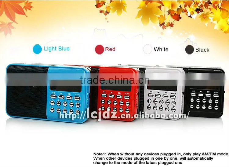 L-988AM Portable mini mp3 radio, mini am/fm radio mp3 player