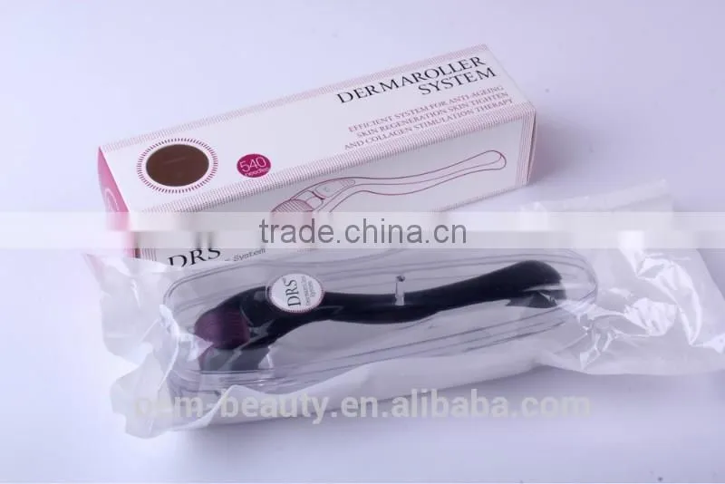 Disposable microneedling dermaroller for hair loss treatment