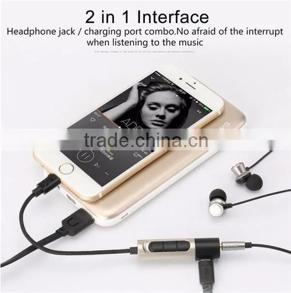 Converter to 3.5MM Headphone Headset Jack Charger Earphone Cable for iPhone 7 Plus