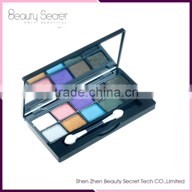 wholesale cosmetic palette 10 color eyeshadow brushes