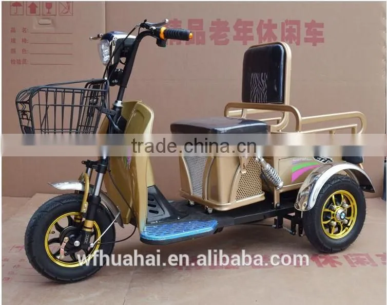 China Factory Export Three Wheel Electric Tricycle Cargo Bike 48V 500W