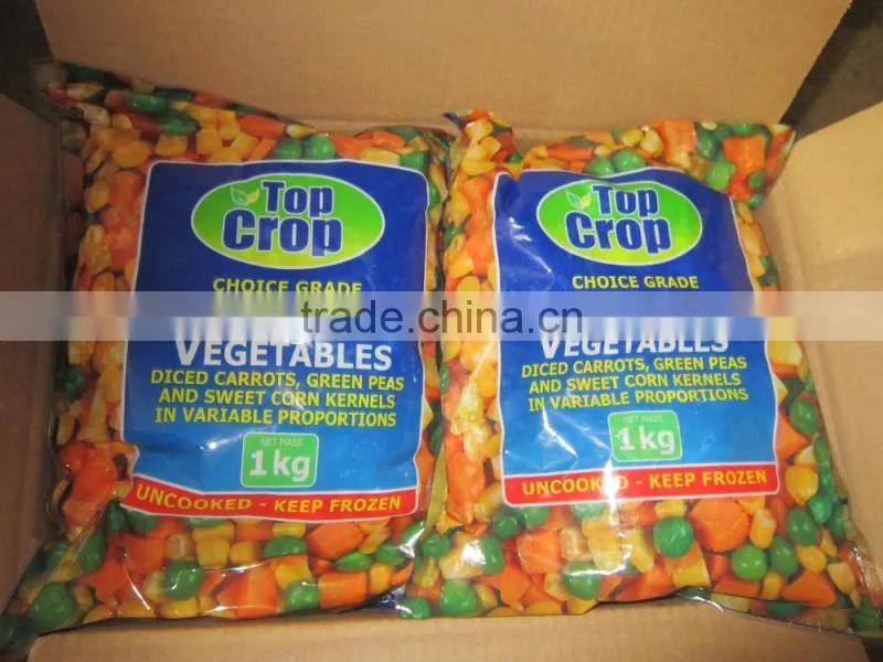 new crop frozen mixed vegetables