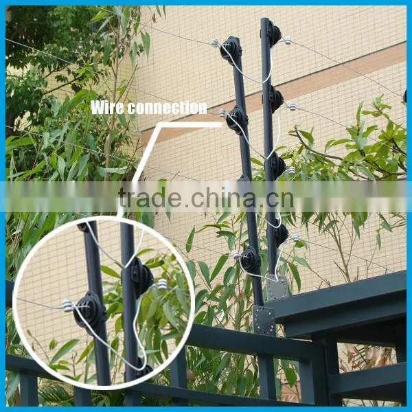 new China electrical safe fencing wire Alarm system ground rods connection post
