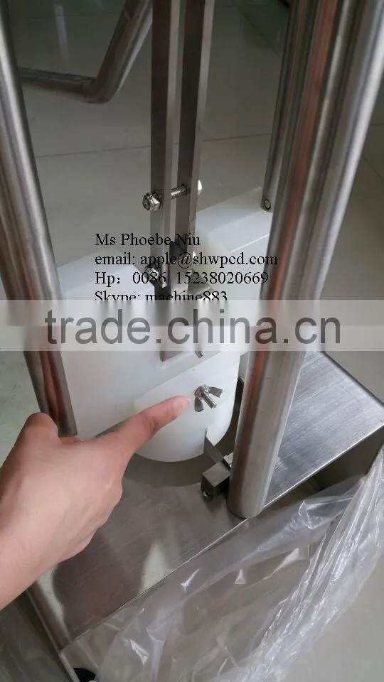 Factory supply 304 stainless steel pineapple peeling coring machine for sale