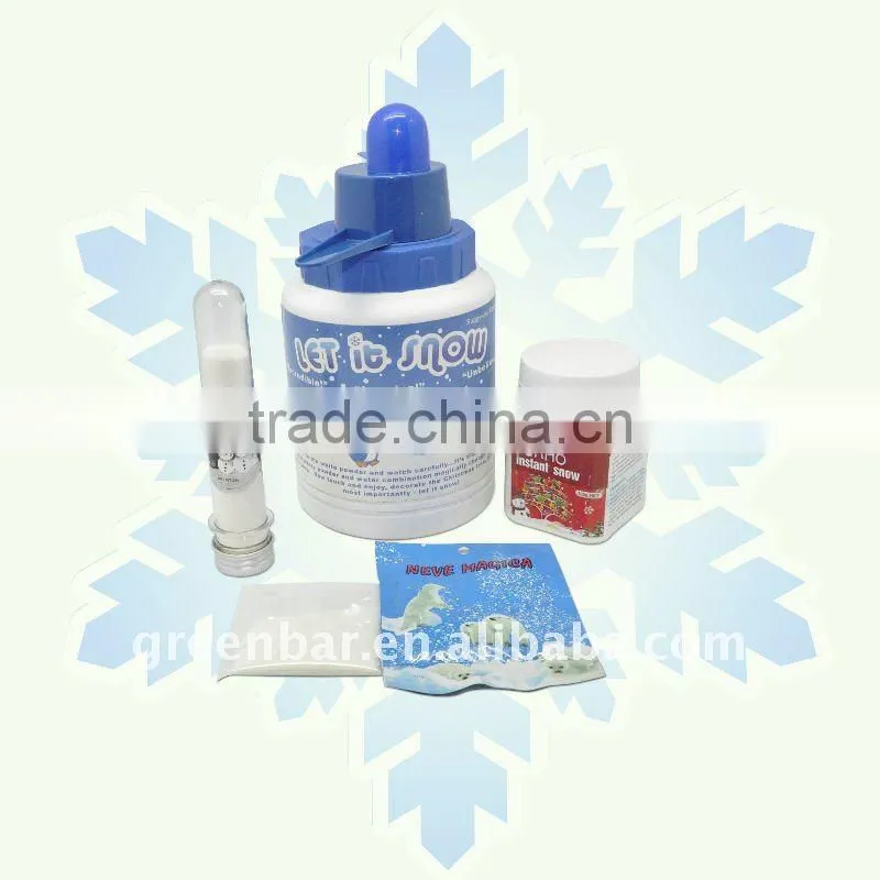 Customized instant snow Christmas snow polymer powder