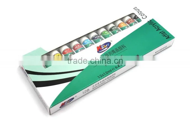 12ml profession acrylic paint for artists