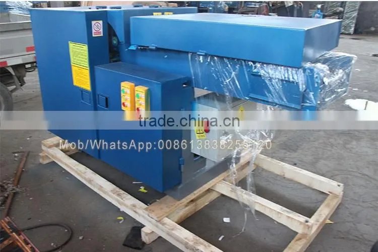 automatic waste rags glass fibre polyster yarn leather cutting machine