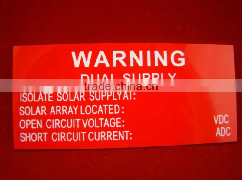 Plastic Label
