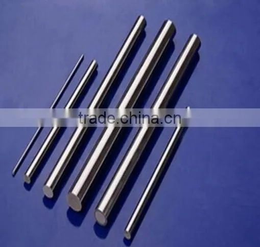 Solid tungsten carbide rods with one straight hole
