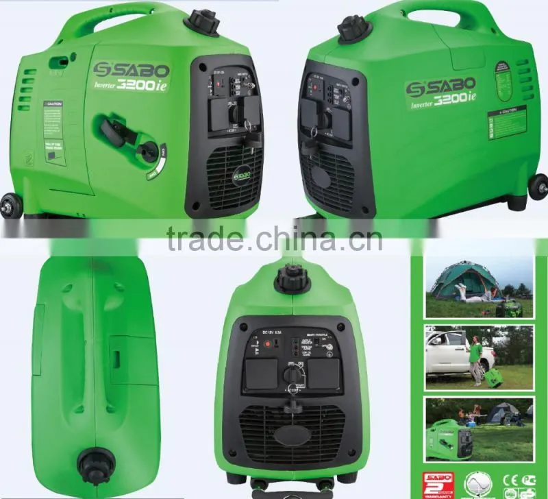 Portable 3.2KVA Silent Inverter Gasoline Generator 3200ie, 2years warranty,GS/GOST/CE/ETL,pure sinewave