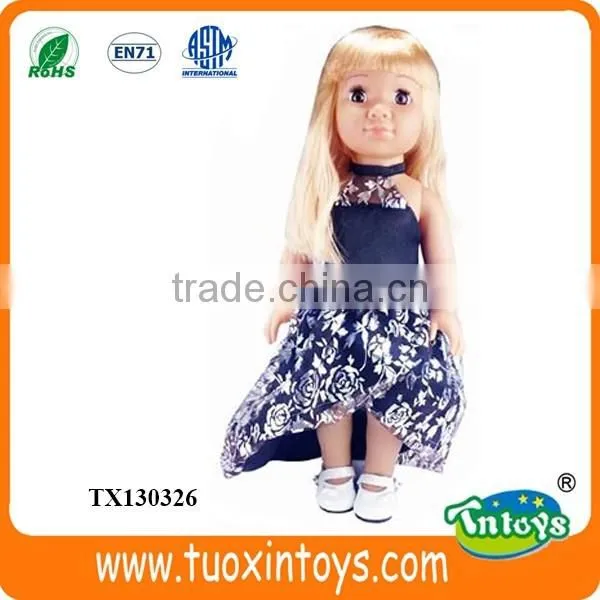 18 inch silicone real girl Christmas doll for kids girl