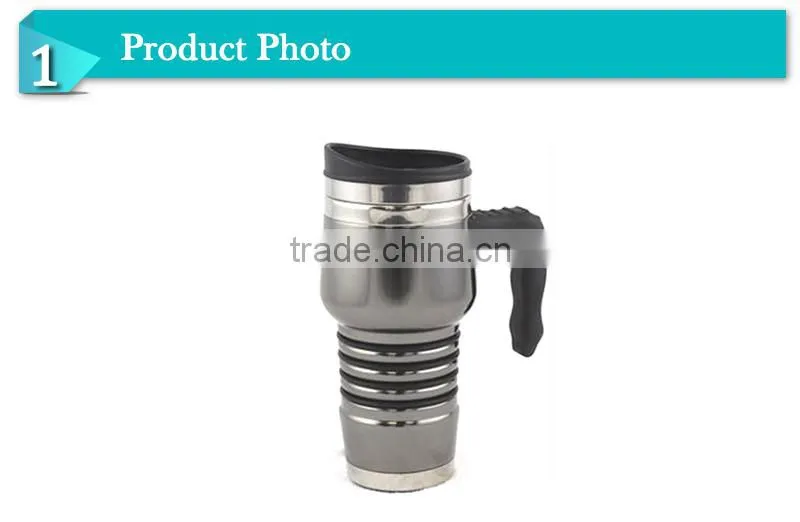 Practical double wall vacuum office stainless steel coffee car mug