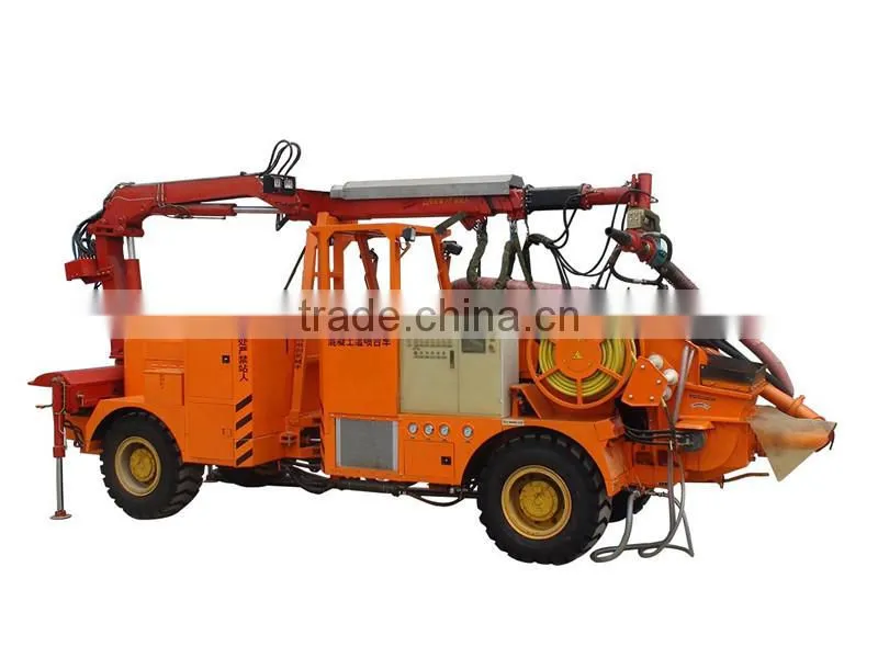 HSC-2515 Powered Robotic Telescopic Concrete Spraying System with Shotcrete Arm