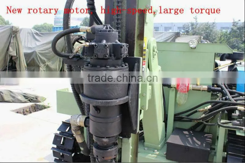 DTH drilling for blastin holes! HF100YA2 down the hole drill rig