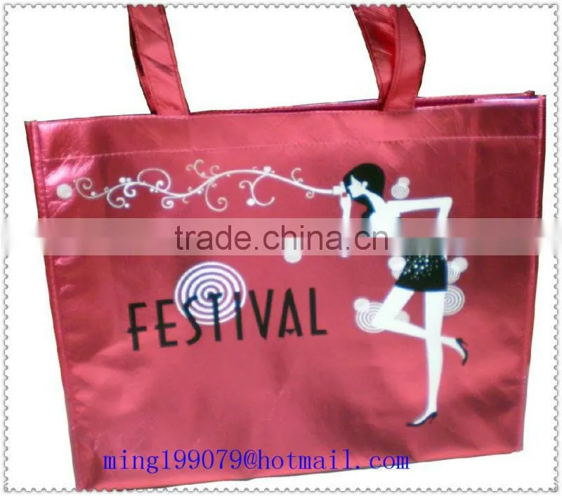 customized New Laser Non Woven Bag handbag