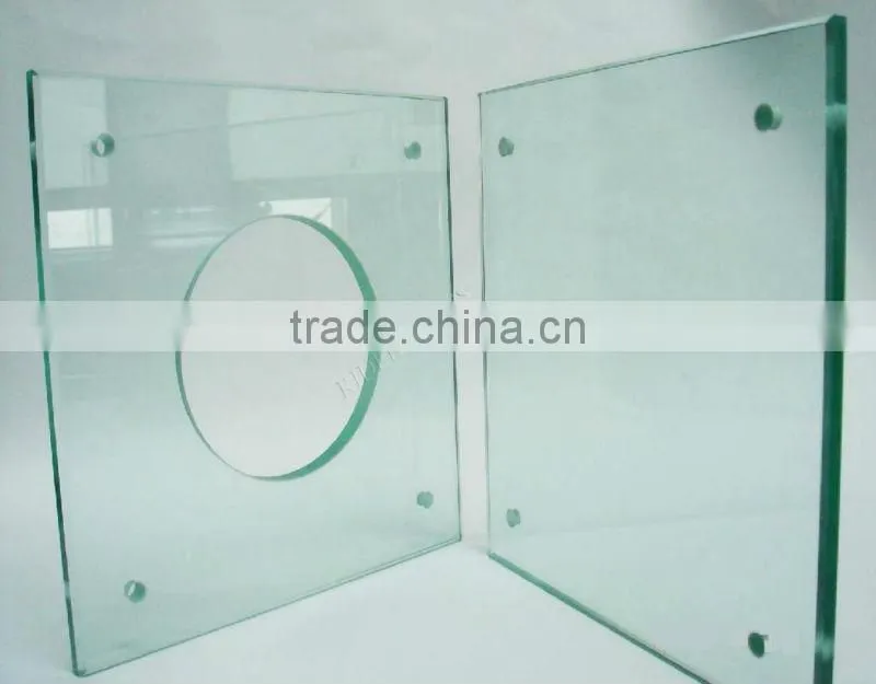 3-19mm Round Glass Cutting Board with 3C CE ISO Certificate