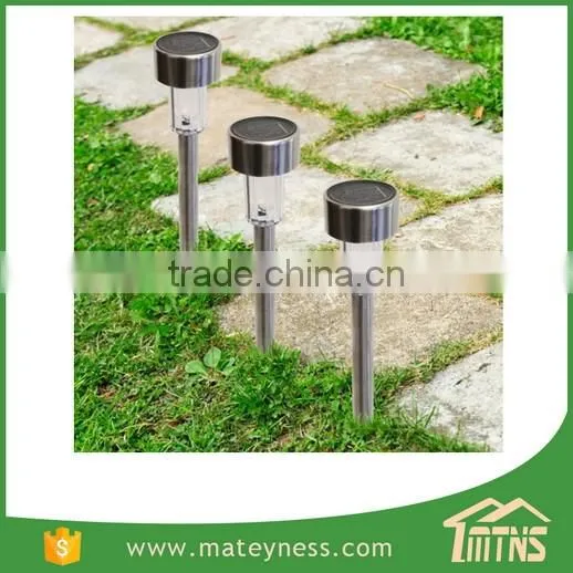 Outdoor Stainless Steel Led Solar Lawn Garden Landscape Solar Path Light