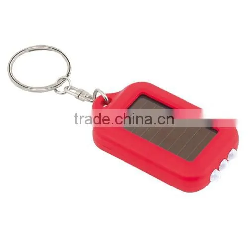 mini keyring with solar power light