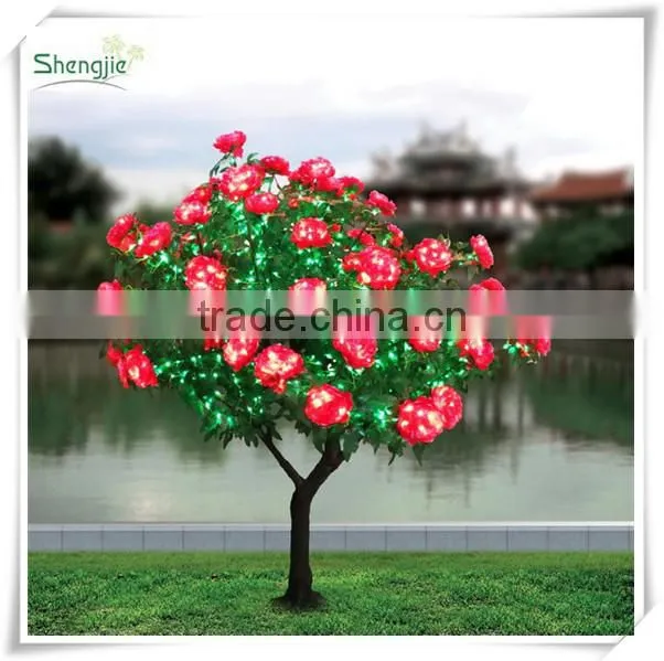 2016 wholesale outdoor artificial trees with lights/led trees