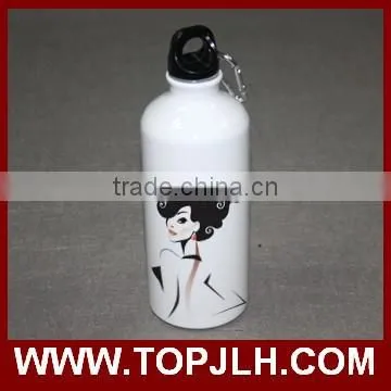 Bulk promotional blank sublimation white water bottle for sale