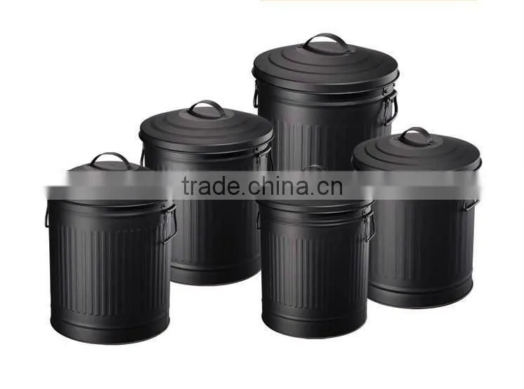 Stainless Steel Pedal Bin Wholesales Houseware Waste bin Marketing Set of 5