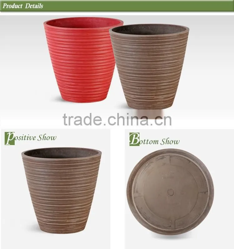 reasonably priced small outdoor plastic flower pot recycled unbreakable