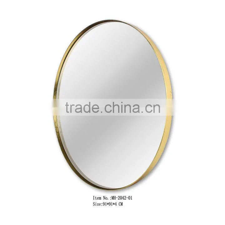 Iron round framed mirror for home decor MH-2042-01