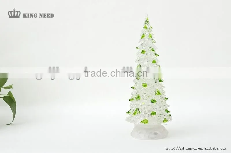 plastic acrylic artificial led christmas tree wholesales