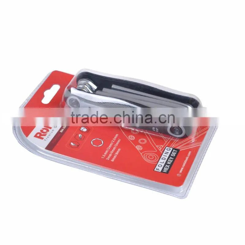 RONIX FOLDING HEX KEY SET (8 pcs ) RH-2020 / ALU GRIP HEX KEY SET (8 pcs) RH-2040