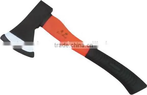 carbon steel kitchen axe with fiber glass handle