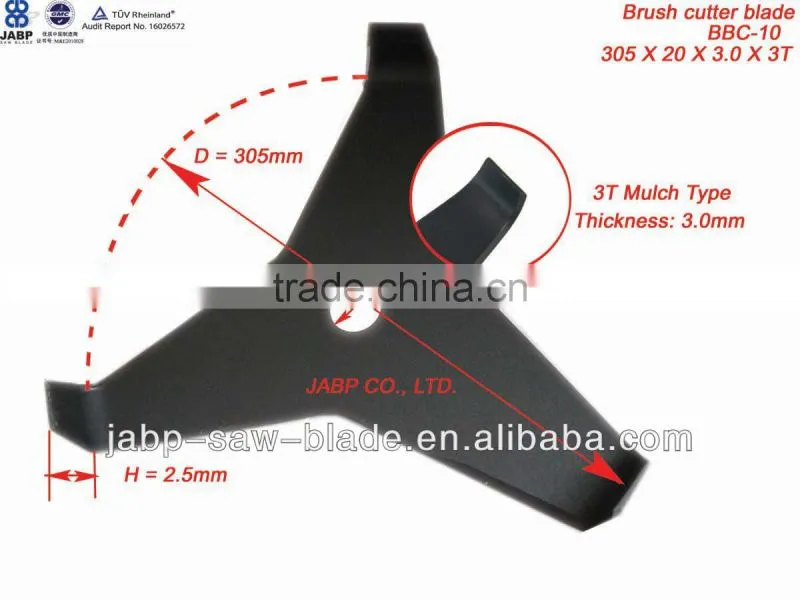 mulch brush cutter blade
