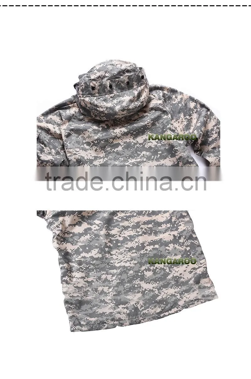 Army Hooded Camouflage Jacket Military