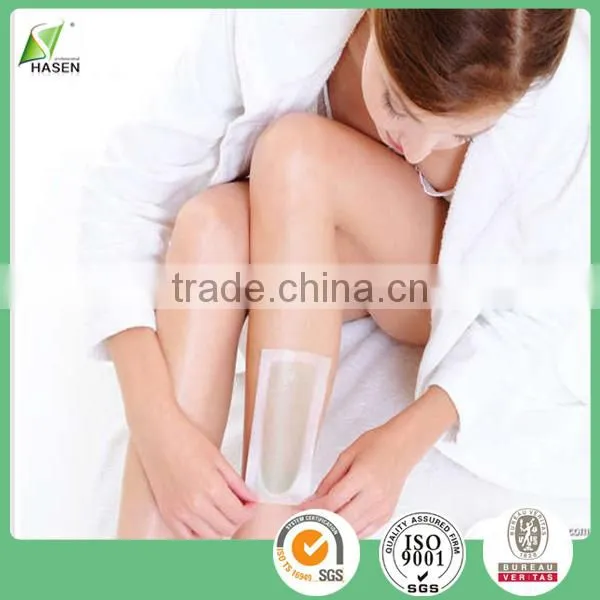 wholesale disposable depilatorywax strips/ waxing strip rolls /hair removal wax strips