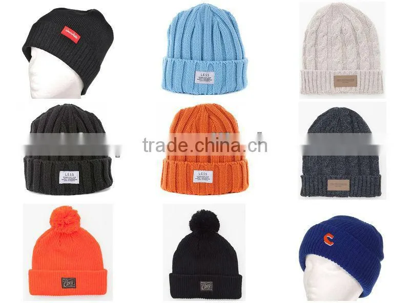 Slouch Slouchy Style Beanie Plain Skull Cap Ski Hat