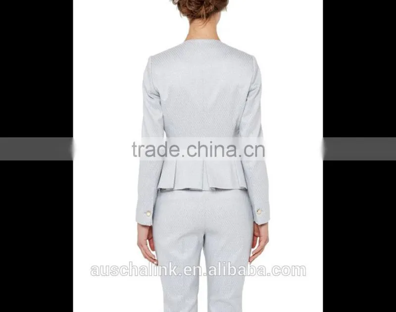2016 Autumn ladies trendy suit deisign jackets wholesale