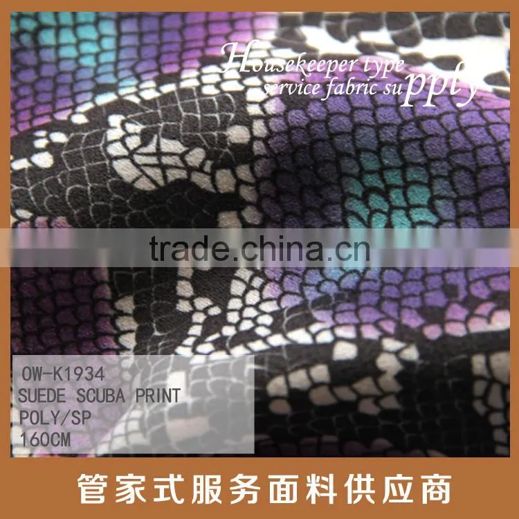 fabric polyester scuba,scuba knitted fabric