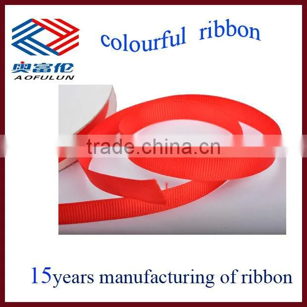 Polyester Grosgrain ribbon for clothes