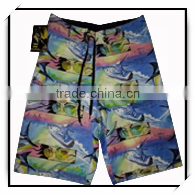 New design beach wear shorts 2016 board 3/4 mens shorts