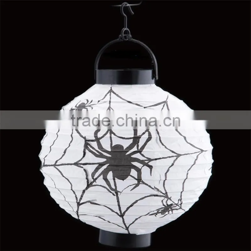 Halloween party supplies handmade paper Pumpkin paper lantern holiday decorative hanging lamp halloween lamp