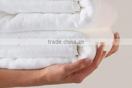 Quality texitile custom own design solid color plain cotton towel bath