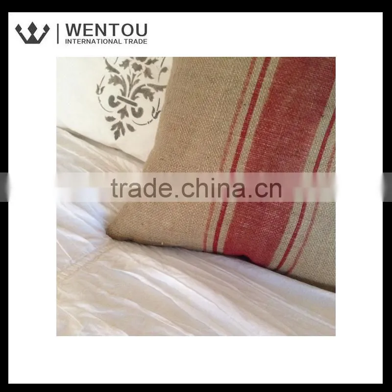 Wholesale home decor Burlap Pillow cover