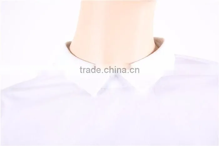 round collar elegant long sleeve white women waist length blouse designs