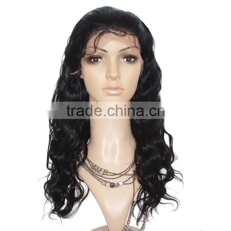 Wholesale 130% Density Body Wave Brazilian Human Hair Extensions Wigs