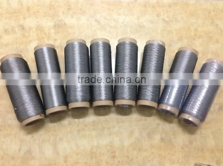 metal fiber conductive fiber yarn sewing thread